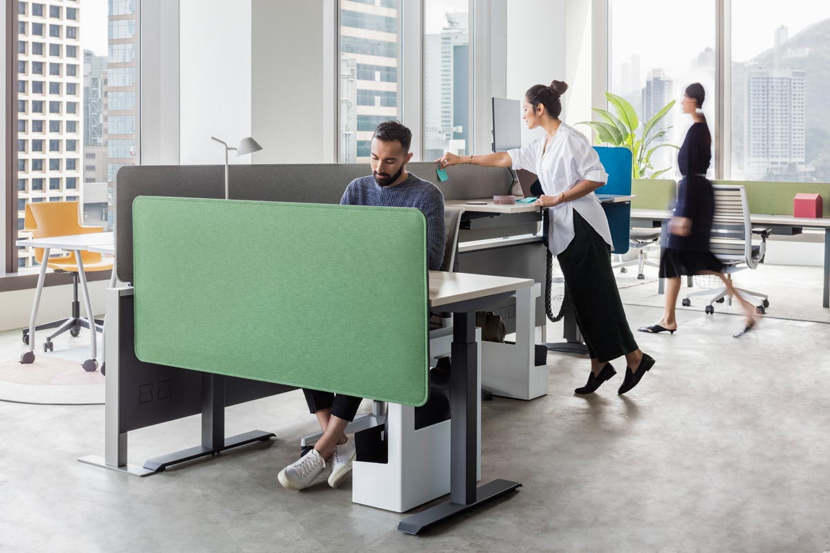 Steelcase introduces Sarto Screens - visual separation solutions for offices