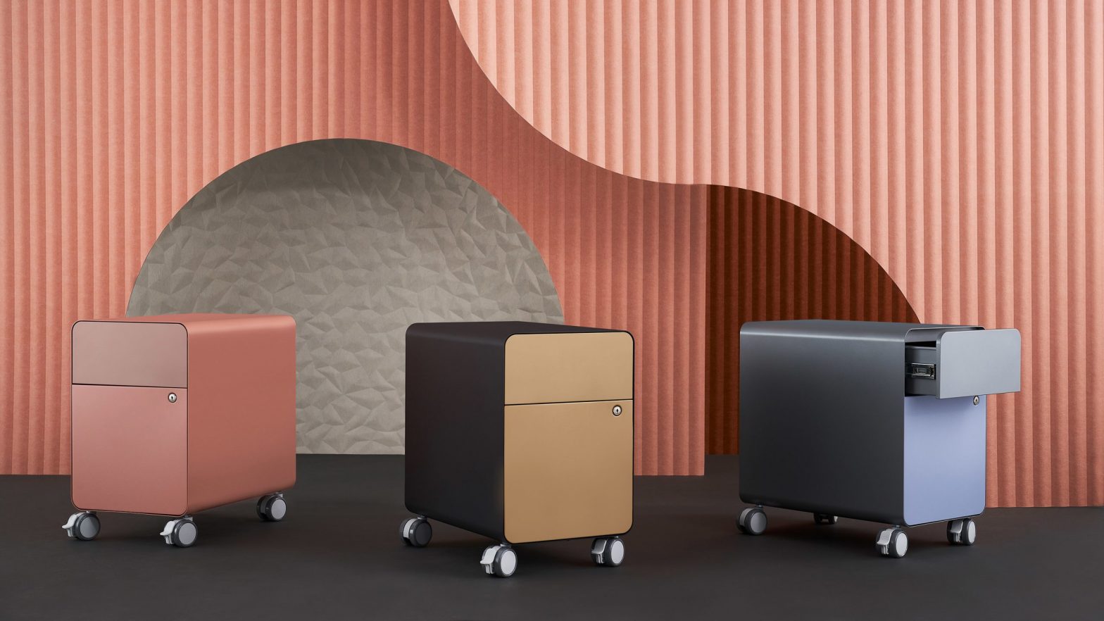 Steelcase introduces its ode to minimalism Edvi, the chameleon of personal storage and seating