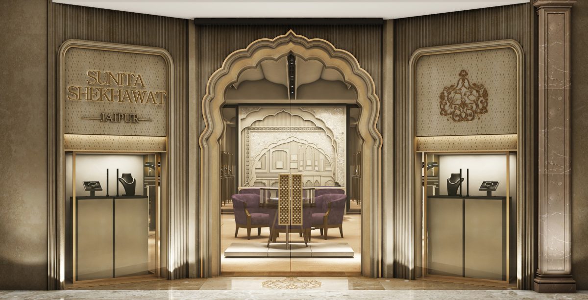 Exuding royalty and luxury 42mm Architecture unveils a boutique jewellery store in New Delhi
