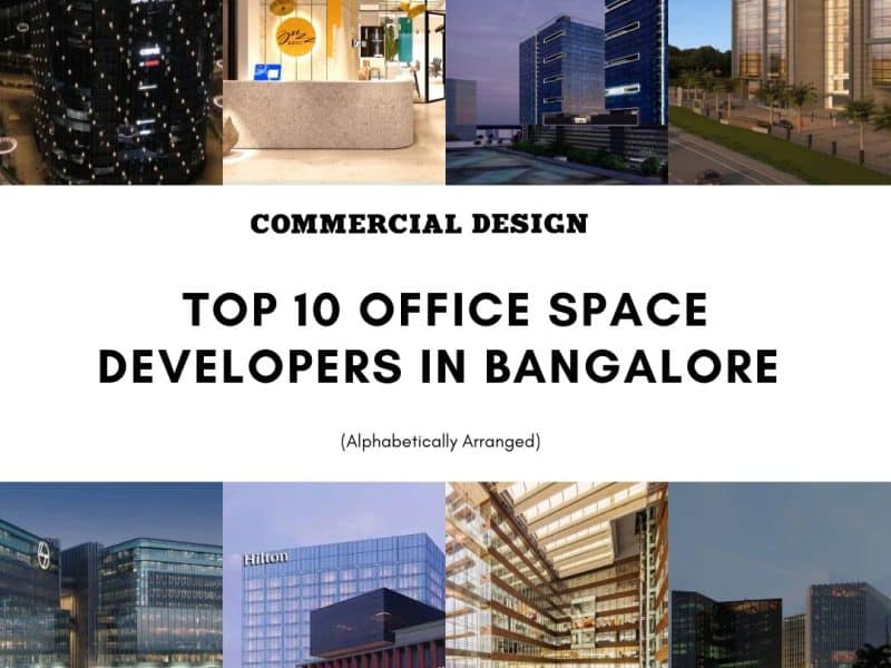 Top 10 Office Space Developers in Banagalore