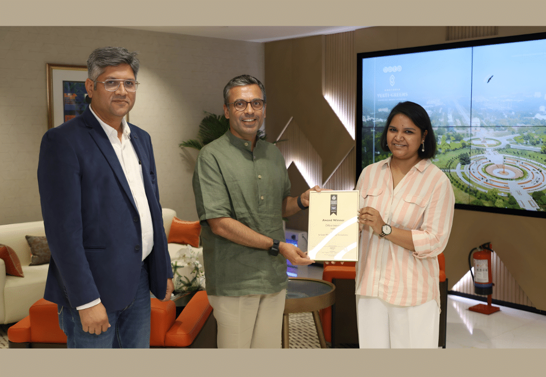 (L-R) Akshay Lakhanpal, CEO – India, Space Matrix, Kabul Chawla, Chairman and Managing Director, BPTP and Payal Kapoor, Associate Director - Design Space Matrix