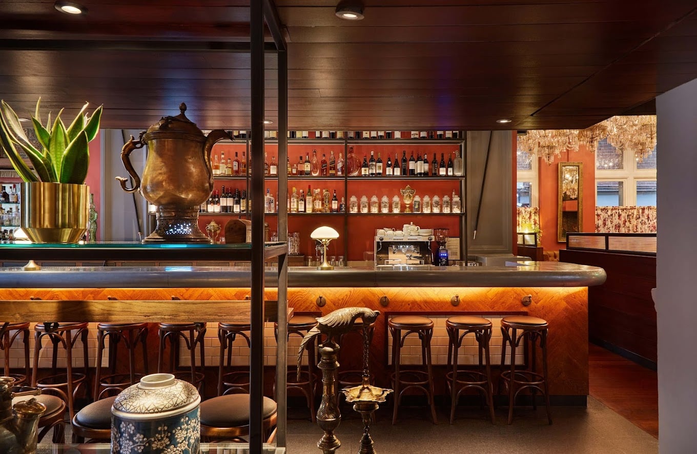Colonel Saab restaurant in London designed by Tusshar Joshi of Utkarsh Vastukaran Design Studio, Mumbai