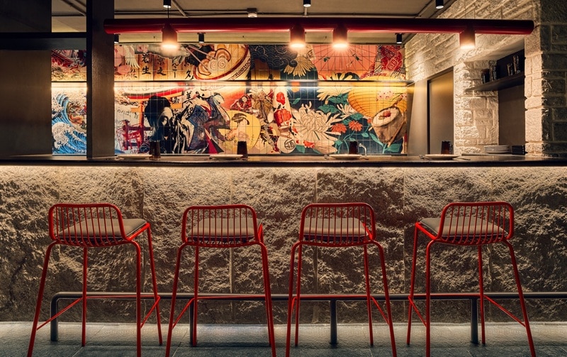 Interiors of Katana - Japanese restaurant in Bengaluru 1