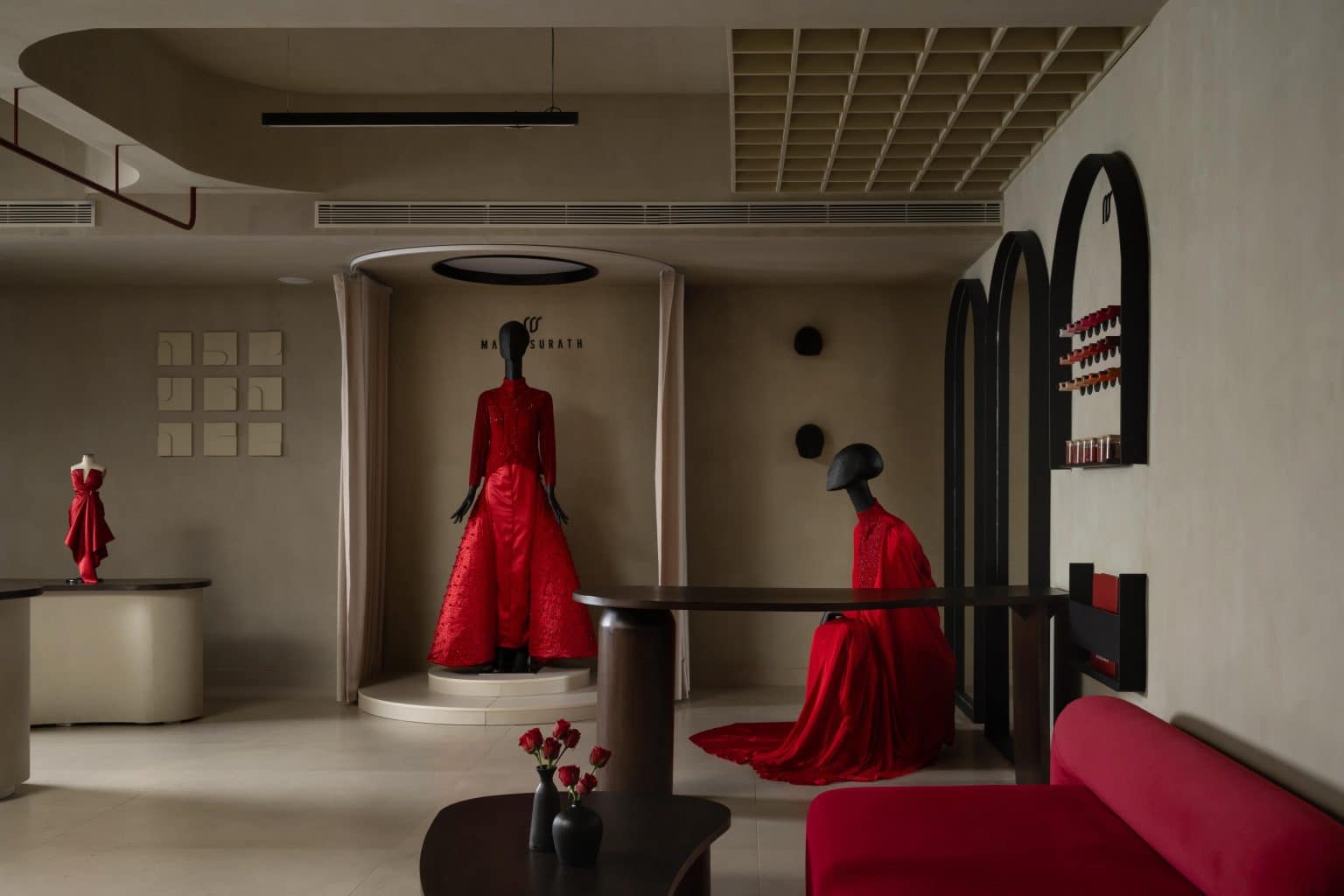 Mankasurath, a fashion studio in Calicut designed by DXD Architects.