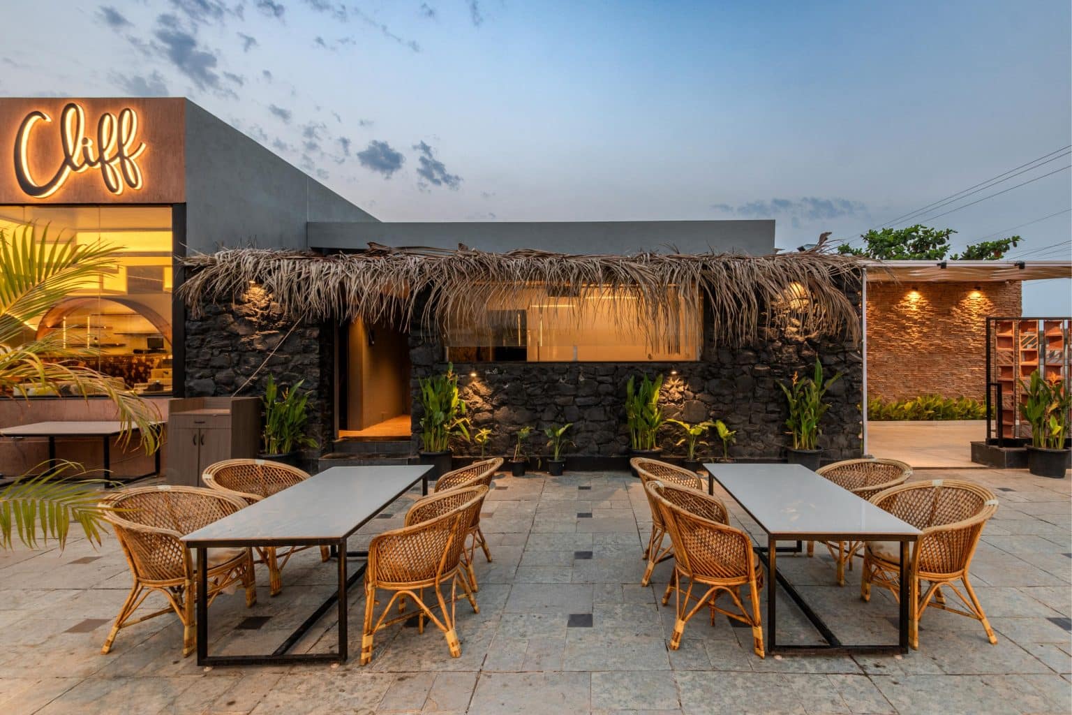 Cliff restaurant in Aurangabad designed by Modern Mistry.