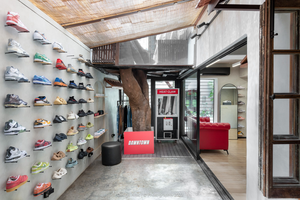 Design Attic unveils funkinspired interiors at DawnTown's shoe store