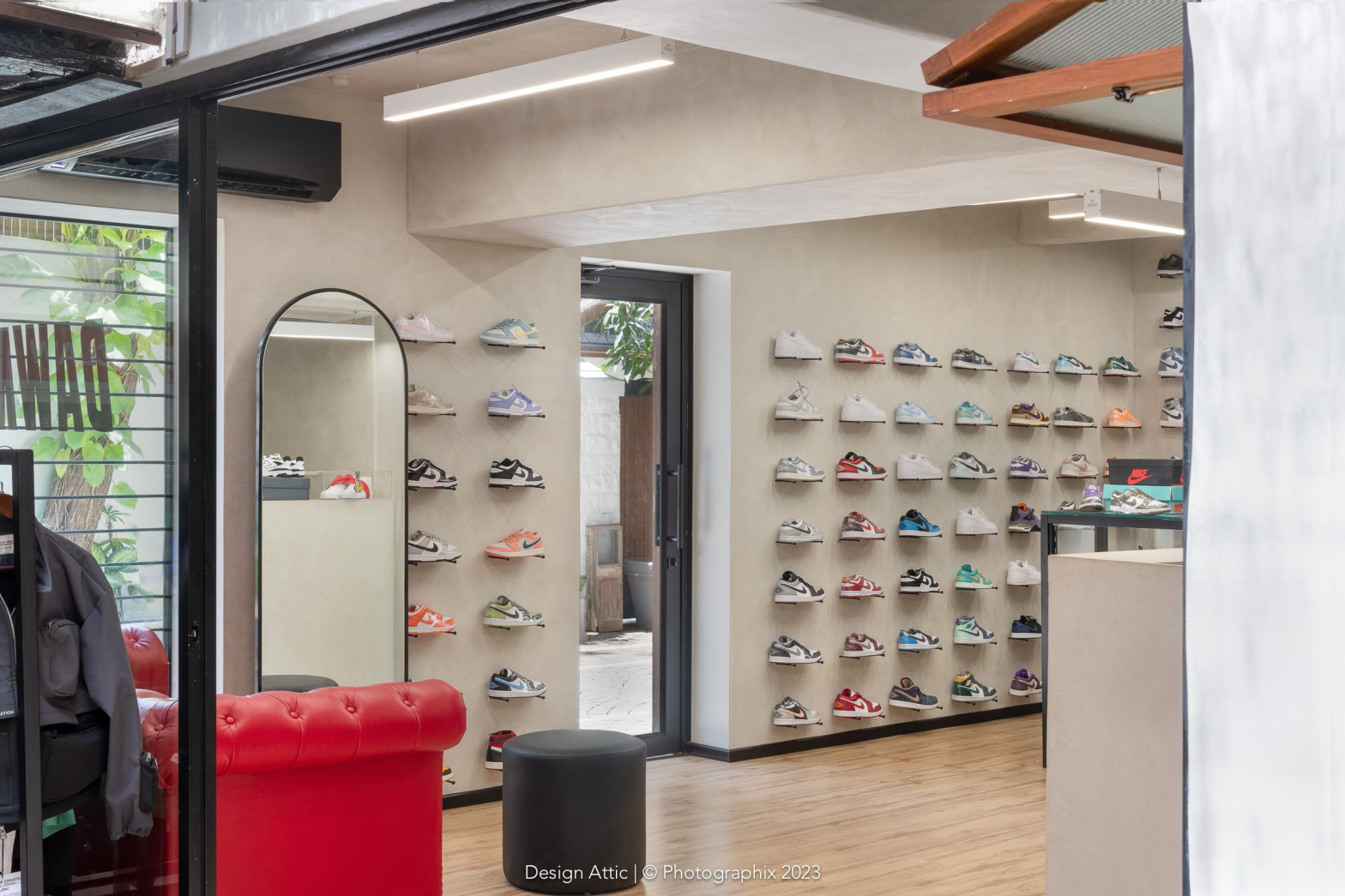 Design Attic unveils funkinspired interiors at DawnTown's shoe store