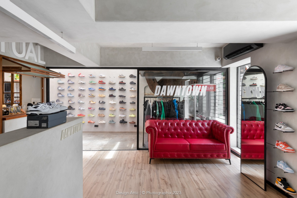 Design Attic unveils funkinspired interiors at DawnTown's shoe store